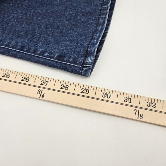 Acne Studios Needle Relax Skinny Jeans Dark Wash Women's 27 High Waisted Stretch - Picture 8 of 8